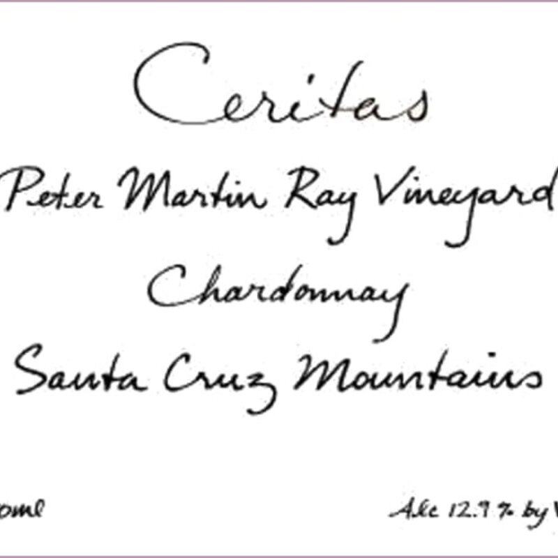 Ceritas "Peter Martin Ray" Chardonnay 2021