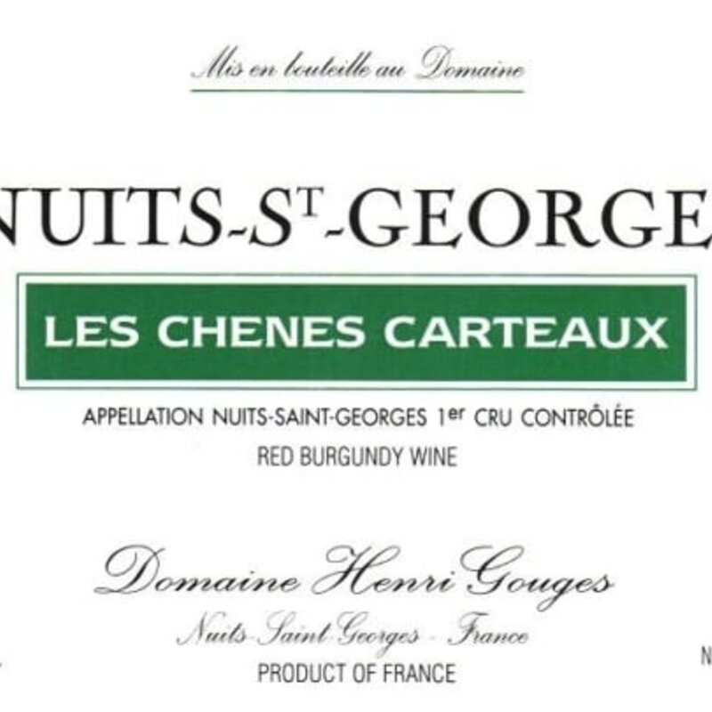 Henri Gouges Nuits-Saint-Georges Chenes Carteaux 2020