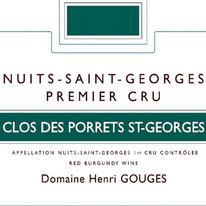 Henri Gouges Nuits-Saint-Georges Clos des Porrets 2020