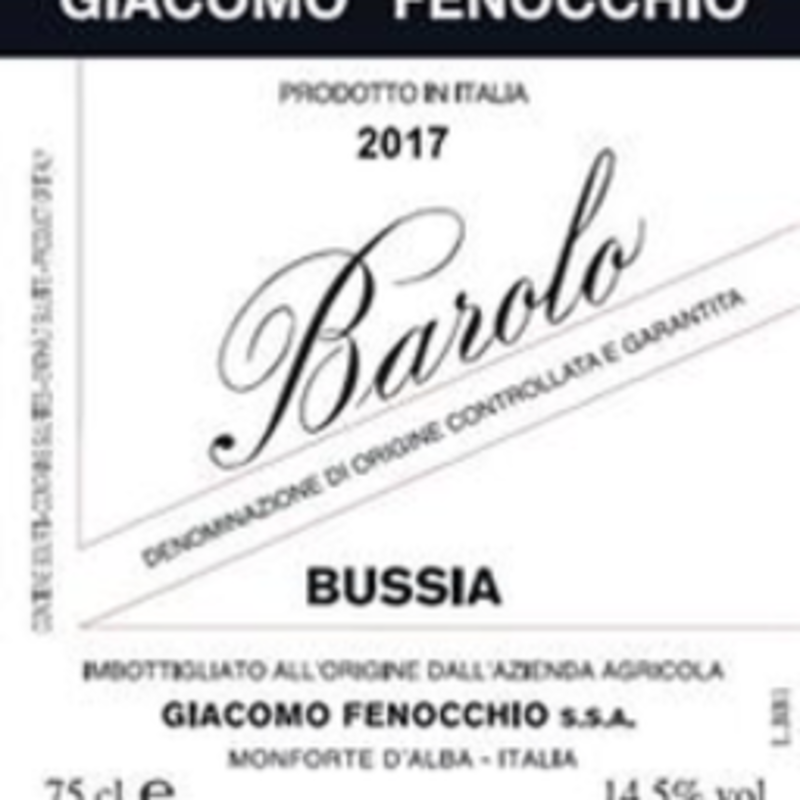 Giacomo Fenocchio Barolo Bussia 2020