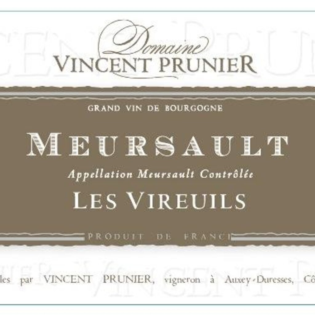 Vincent Prunier Meursault Les Vireuils 2020