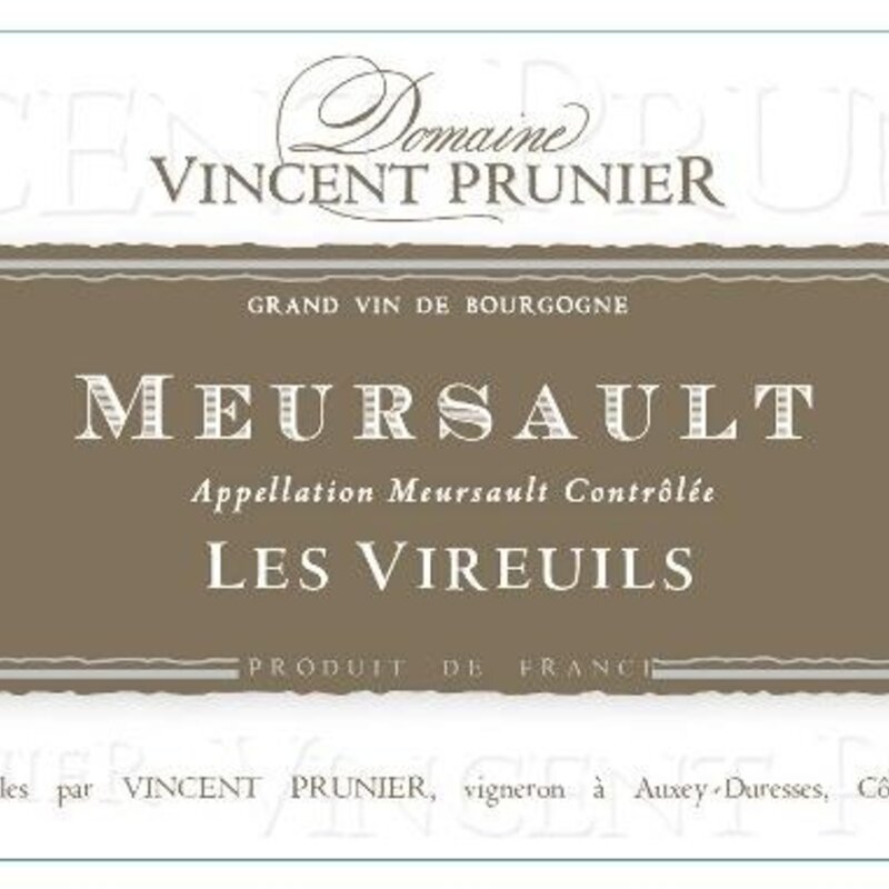 Vincent Prunier Meursault Les Vireuils 2020