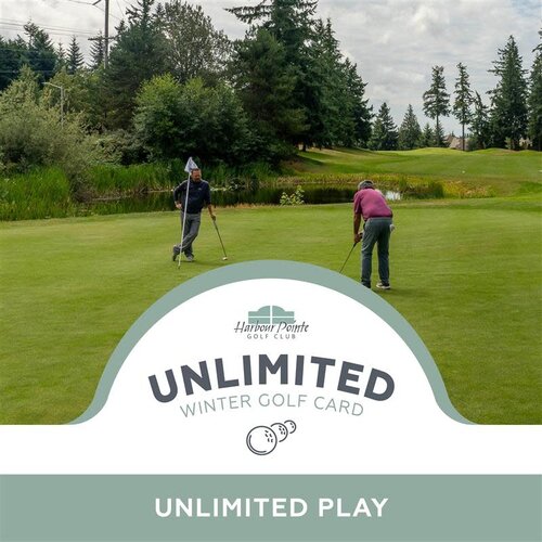 Harbour Pointe Unlimited Winter Golf Card Harbour Pointe Unlimited Winter Golf Card