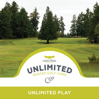Hawks Prairie Unlimited Winter Golf Card Hawks Prairie Unlimited Winter Golf Card