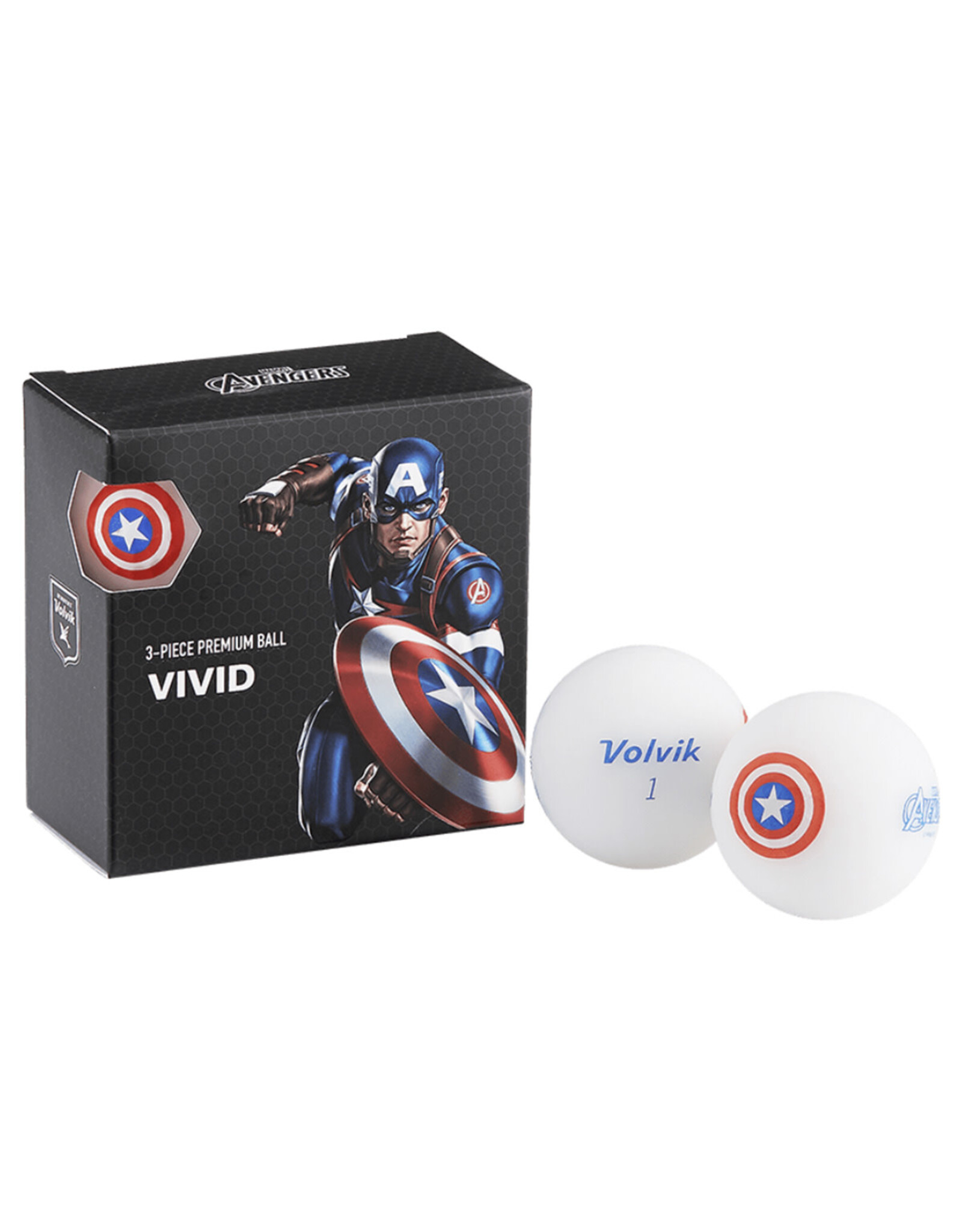 Marvel Vivid 4 Pack Ball - Captain America