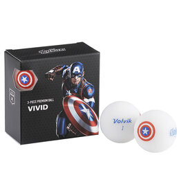 Marvel Vivid 4 Pack Ball - Captain America