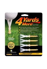 4 Yards More Golf Tees 2 3/4" Yellow