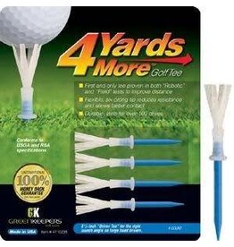 Golf Trends 4 Yards More Golf Tees 3 1/4" Blue