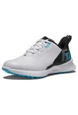 FootJoy FootJoy Junior Fuel White/Blue Golf Shoes