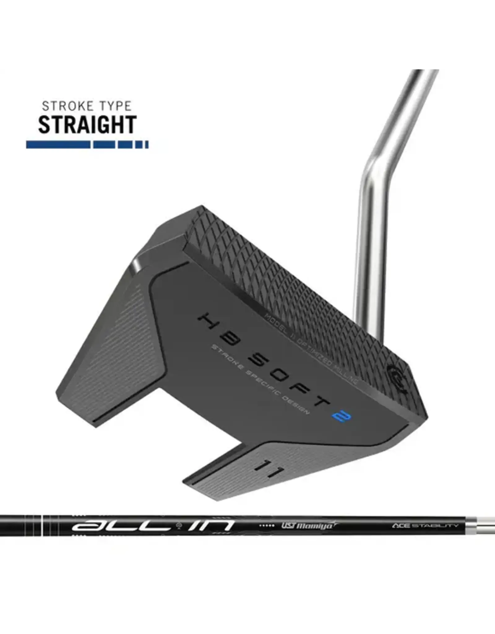 Cleveland HB Soft 2 #11 Black 34" RH Putter
