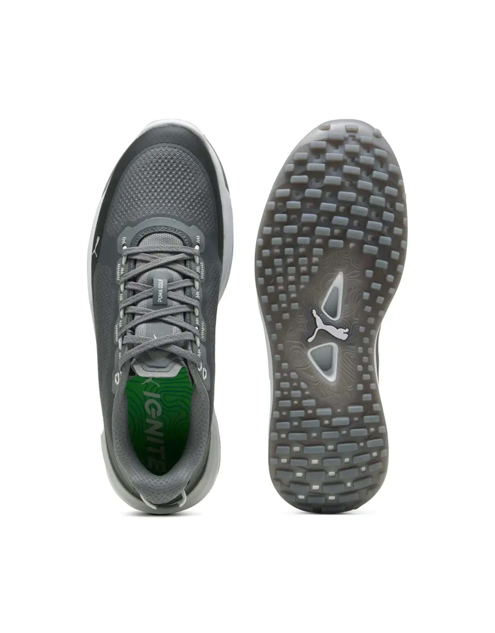 Puma Golf Puma Ignite Elevate X Grey/Black Spikeless Golf Shoes