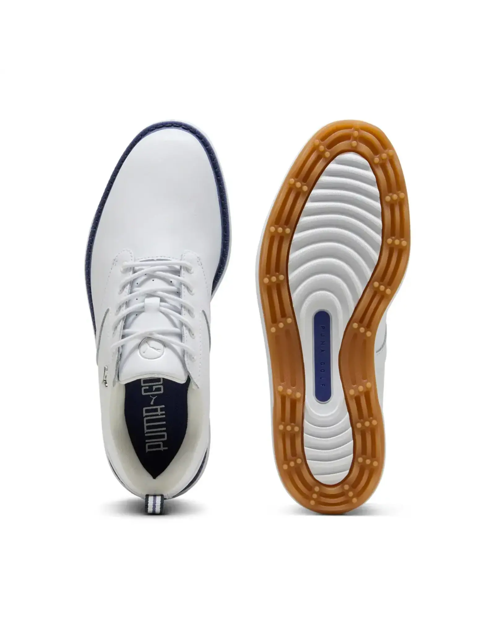 Puma Golf Puma Women's AVANT 2 White/Blue Spikeless Golf Shoes