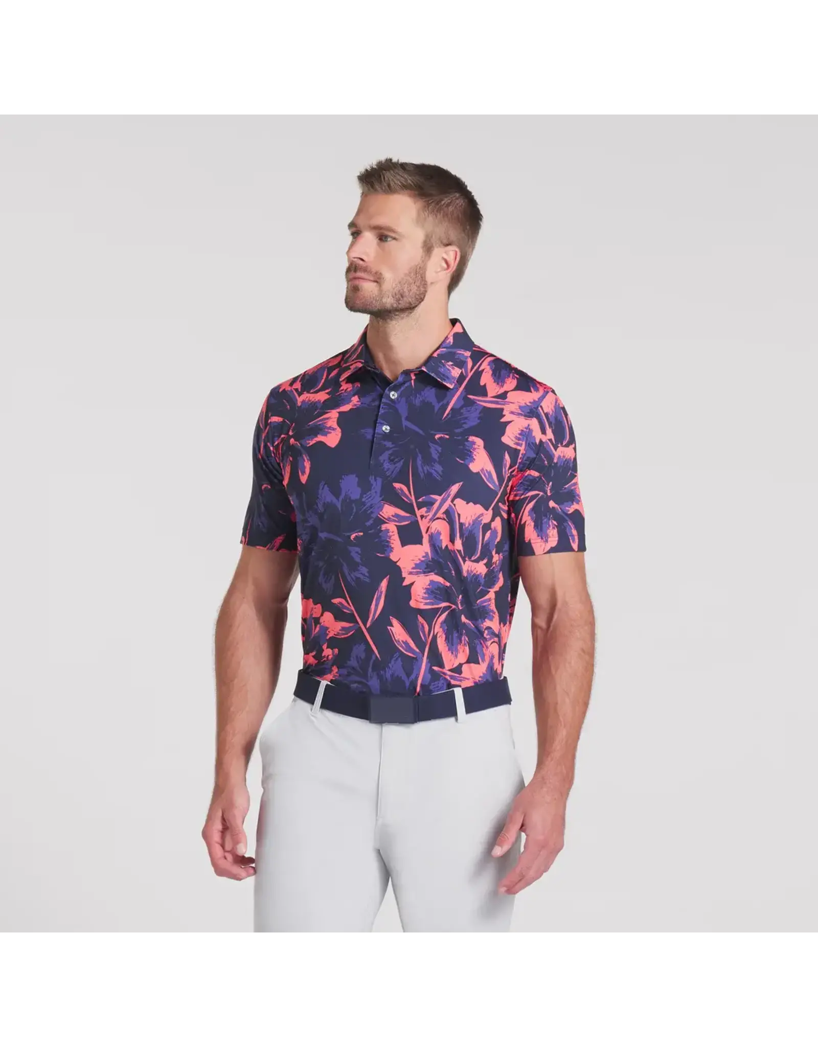 Puma Golf Puma MATTR Broken Flower Golf Polo