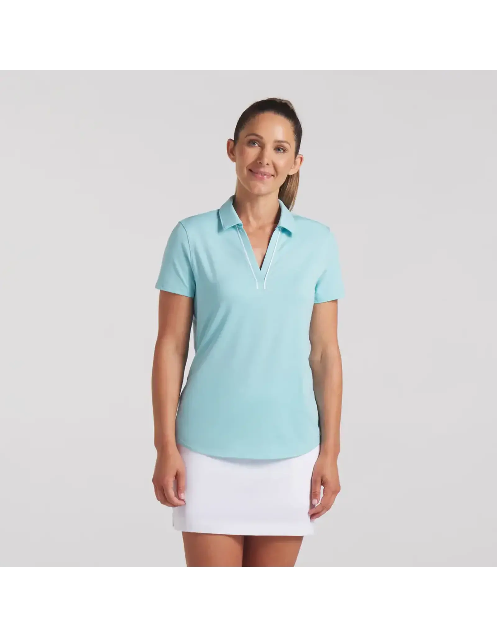 Puma Golf Puma Women's CLOUDSPUN Piped Golf Polo