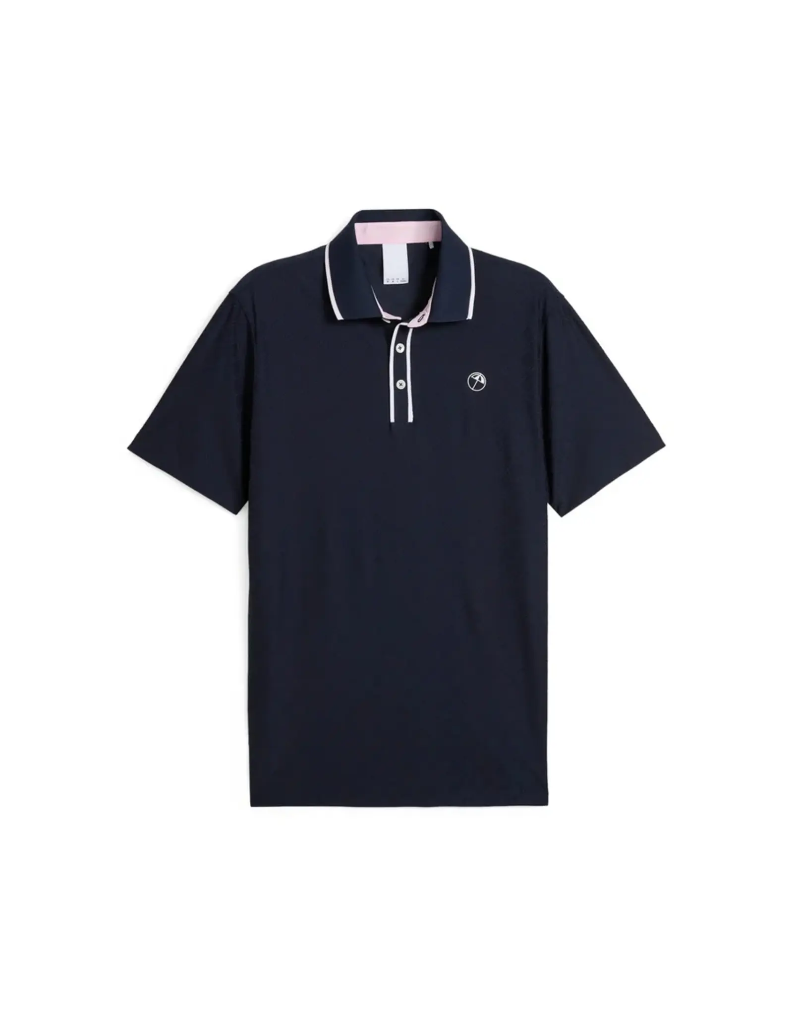 Puma Golf Puma AP Tipped Jacquard Golf Polo Navy