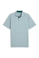 Puma Golf Puma MATTR Micro Floral Polo Dark Myrtle XL