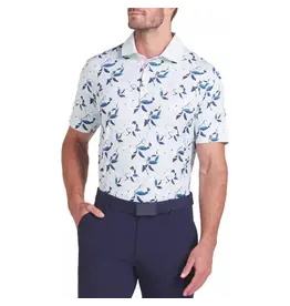 Puma Golf Puma AP Spring Florals Golf Polo Peaceful Blue