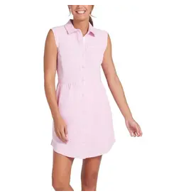 Puma Golf Puma Women's AP Seersucker Golf Dress Pink