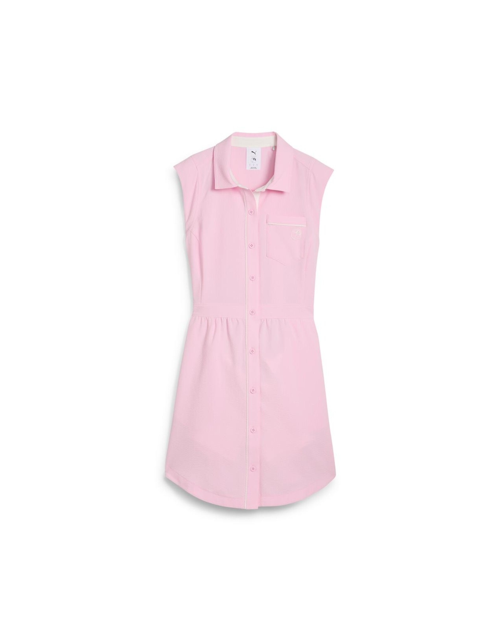 Puma Golf Puma Women's AP Seersucker Golf Dress Pink