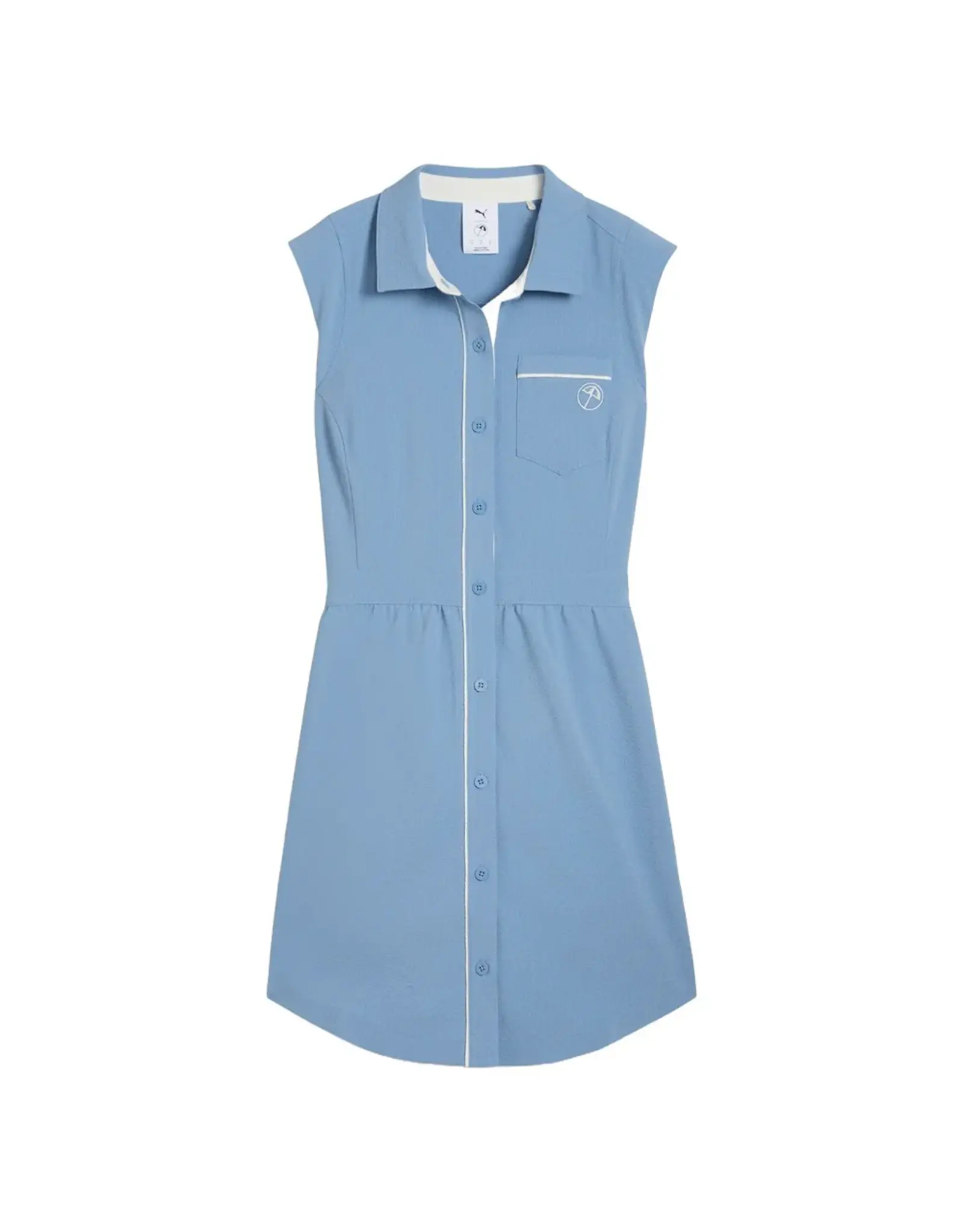 Puma Golf Puma Women's AP Seersucker Golf Dress Blue