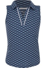 Puma Golf Puma Girls Scallop Sleeveless Polo