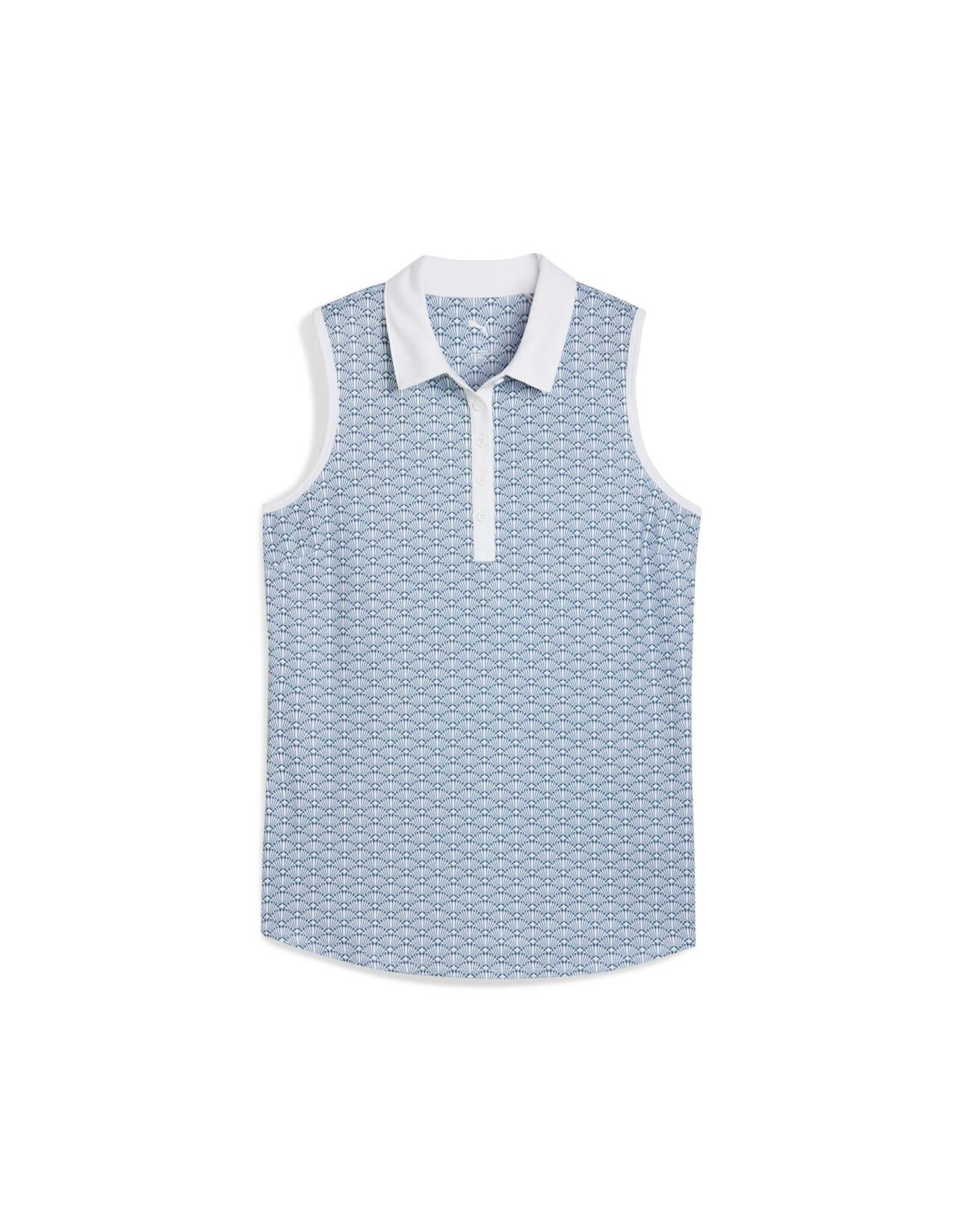 Puma Golf Puma Girls Scallop Sleeveless Polo
