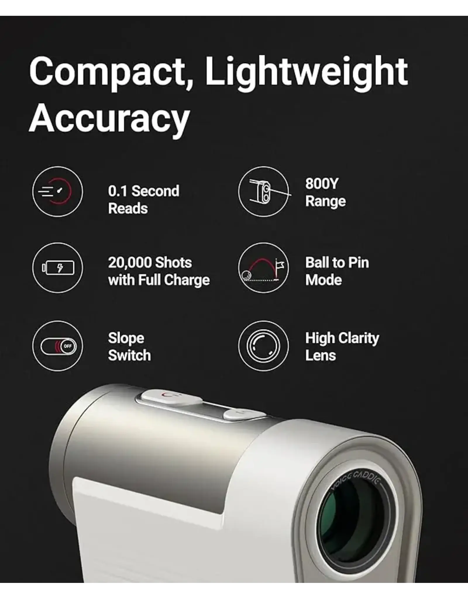 Voice Caddie Voice Caddie Laser Fit Rangefinder