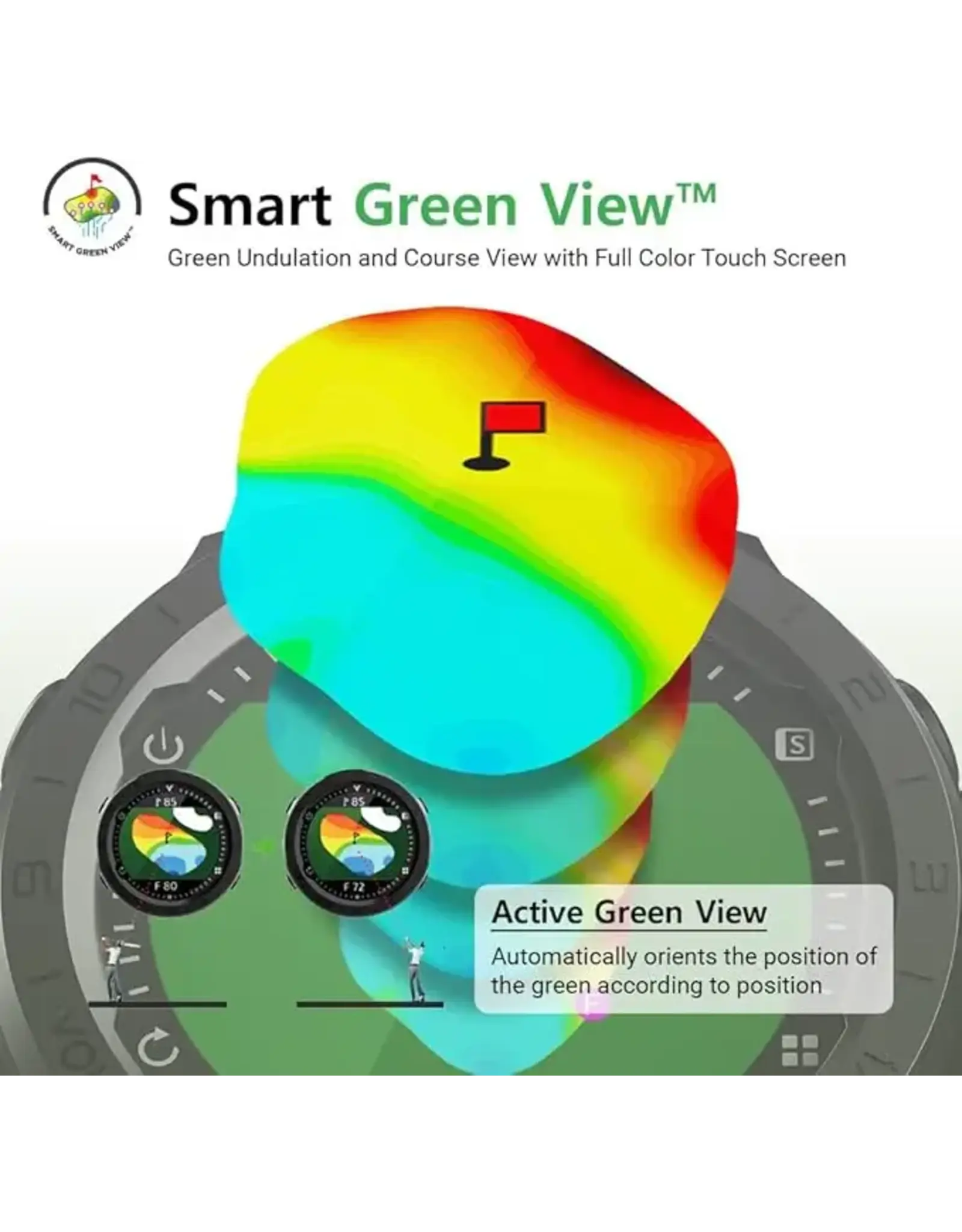 Voice Caddie Voice Caddie A3 Hybrid Golf GPS Watch With Slope