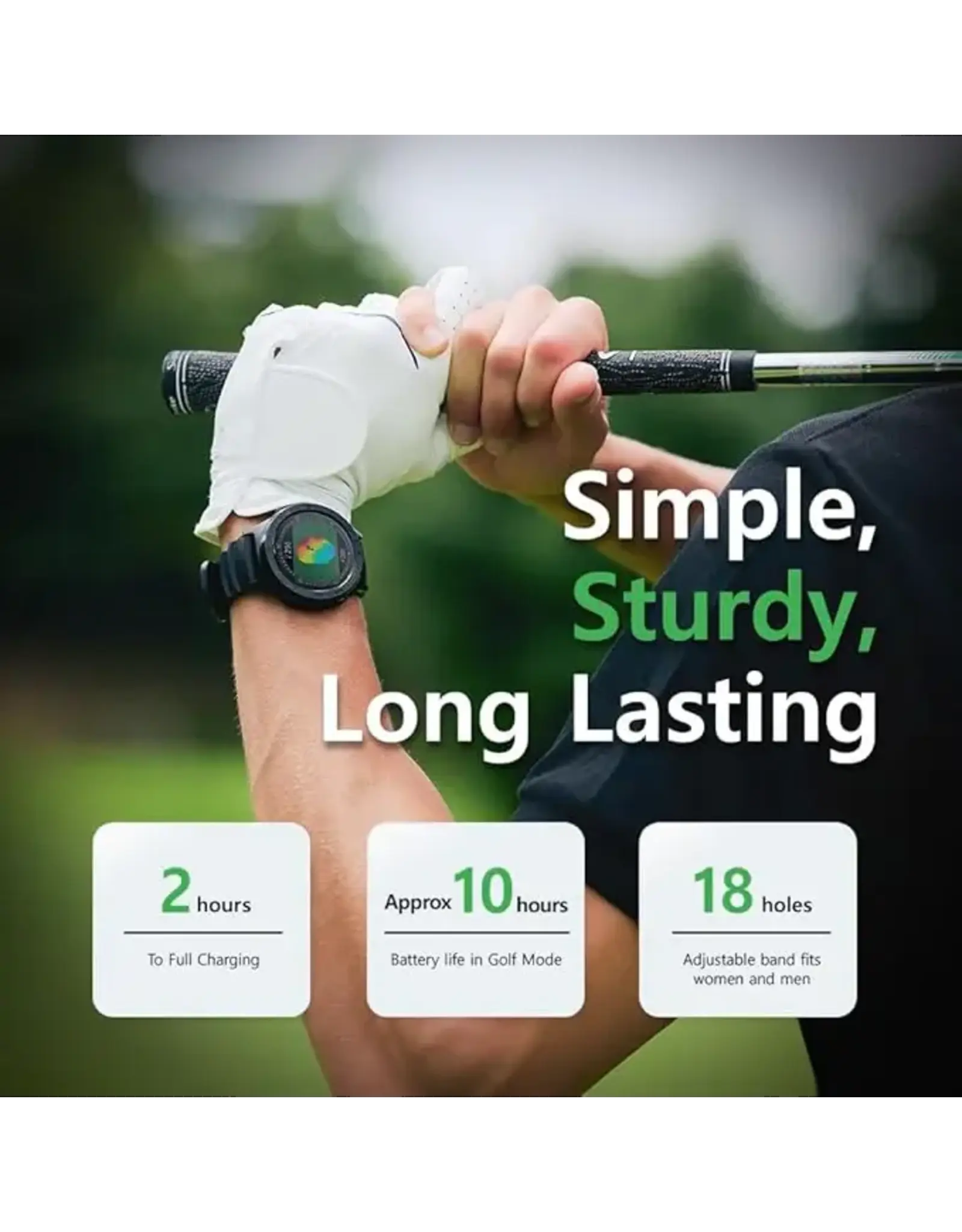 Voice Caddie Voice Caddie A3 Hybrid Golf GPS Watch With Slope