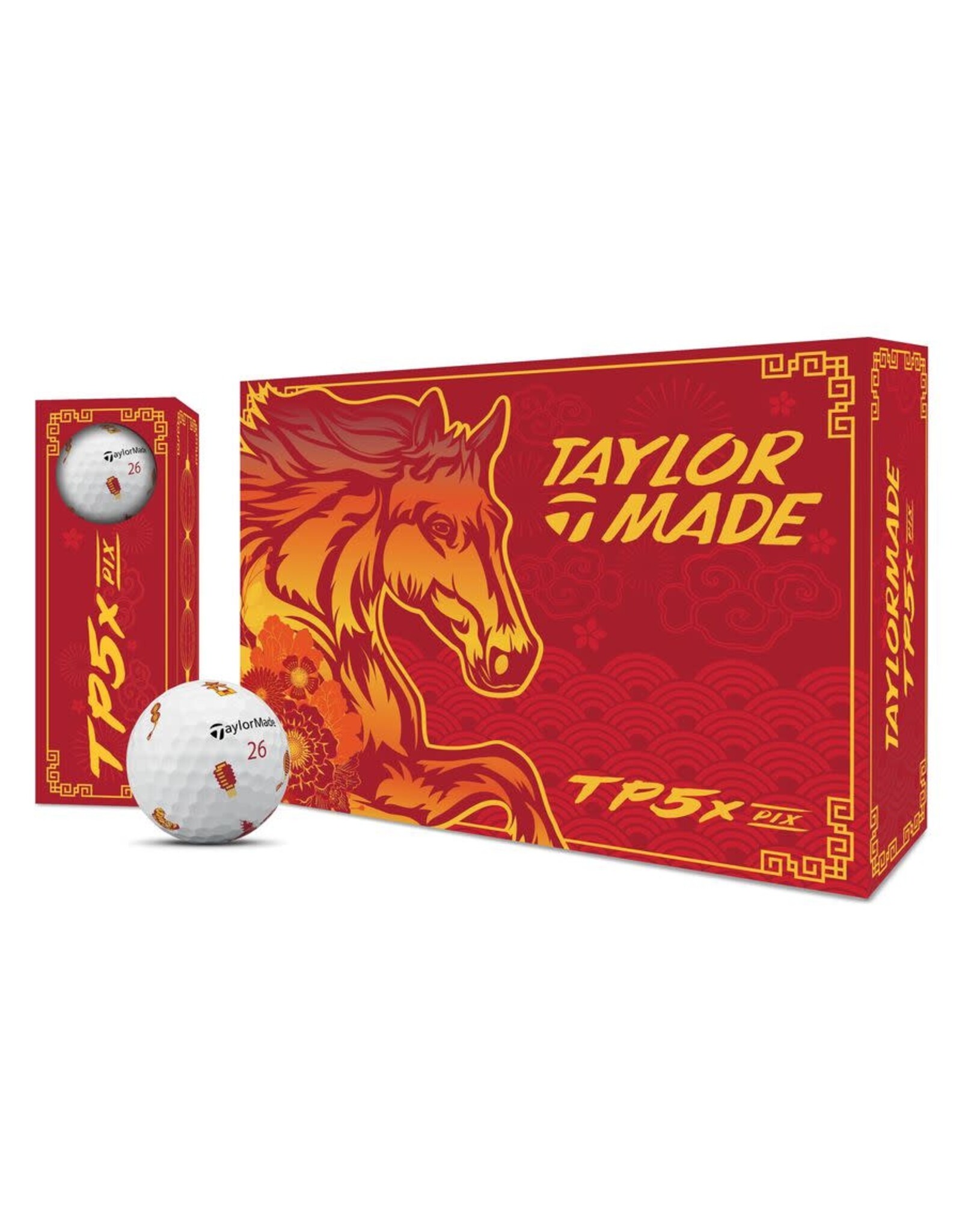 TaylorMade TP5/TP5x pix Lunar New Year Golf Balls