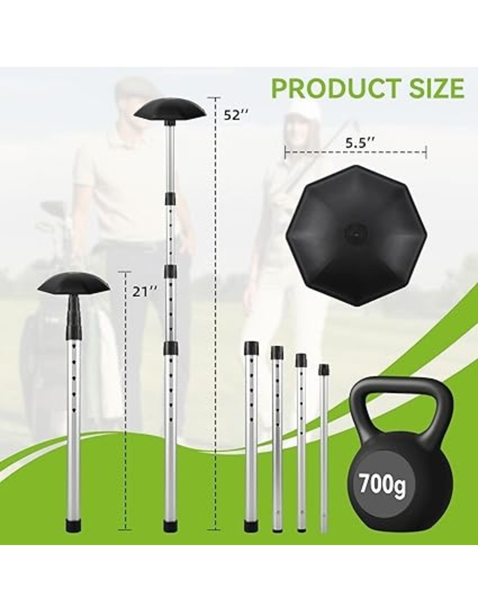 Golf Bag Travel Support Bar