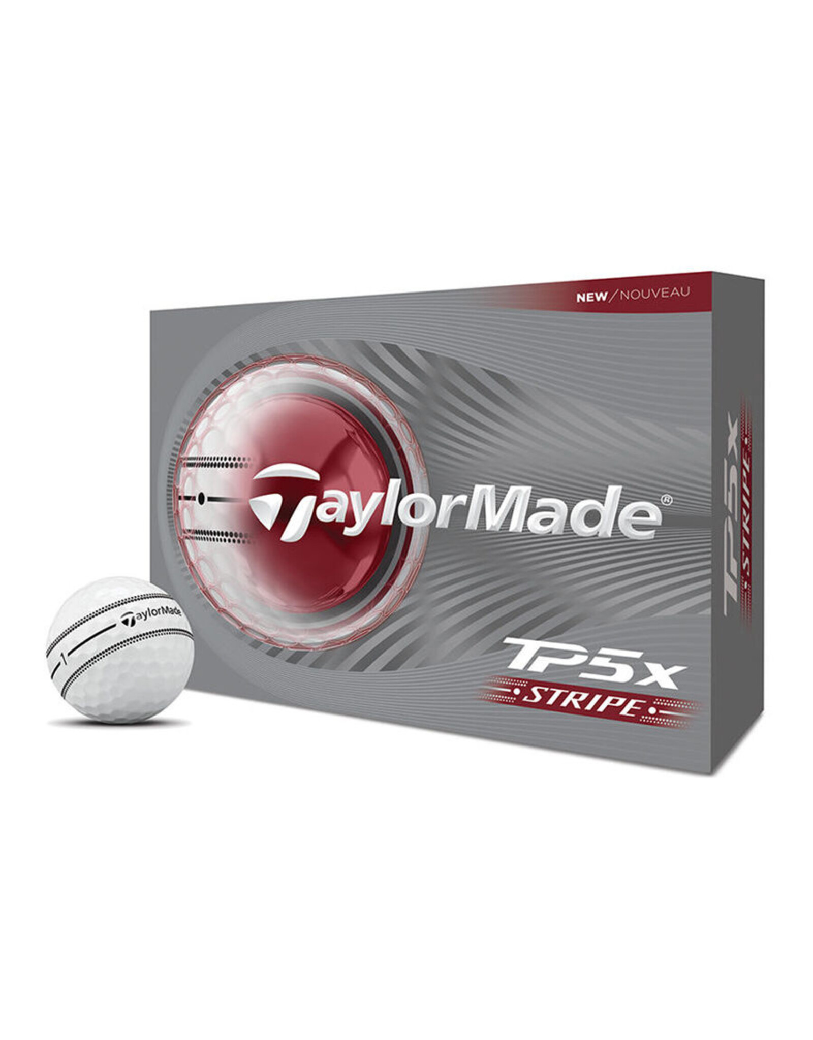 TaylorMade TaylorMade TP5x Stripe Golf Balls Dozen (New)