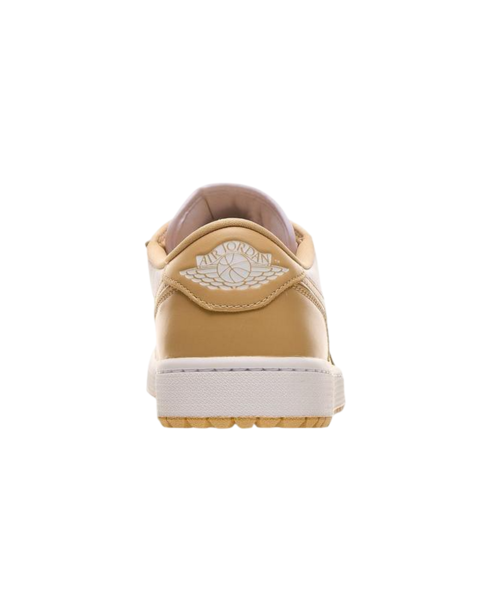 Nike Air Jordan 1 Low G  White/Tan Spikeless Golf Shoe