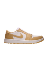 Nike Air Jordan 1 Low G  White/Tan Spikeless Golf Shoe