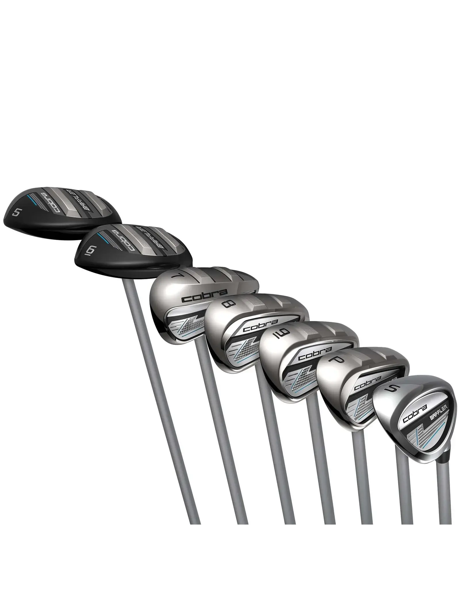 Cobra Golf Cobra Women's RH Baffler 5H 6H 7-PW SW Combo Iron Set with Graphite Shaft RH