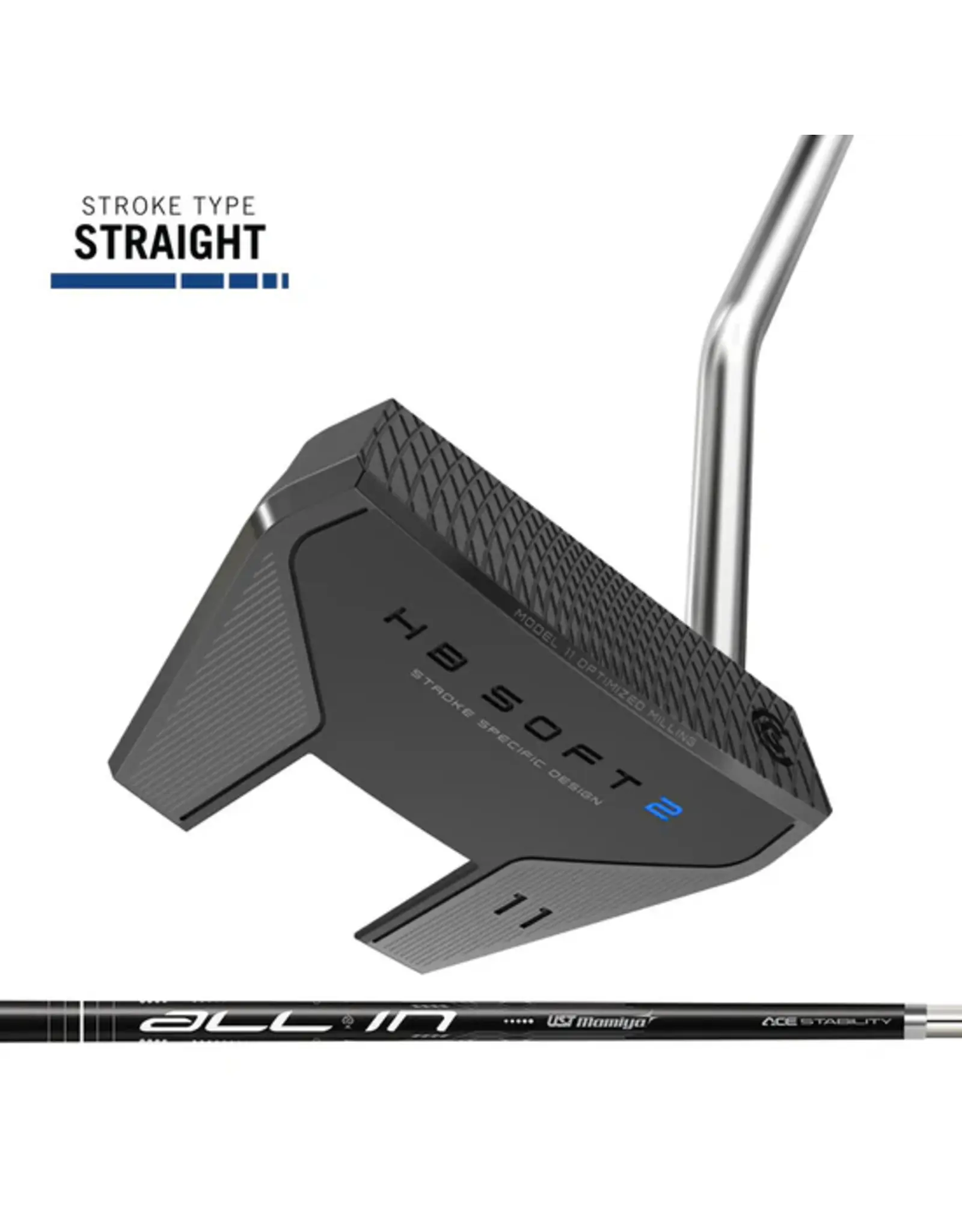 Cleveland HB SOFT 2 Black Putter - Model 11 34" RH Putter