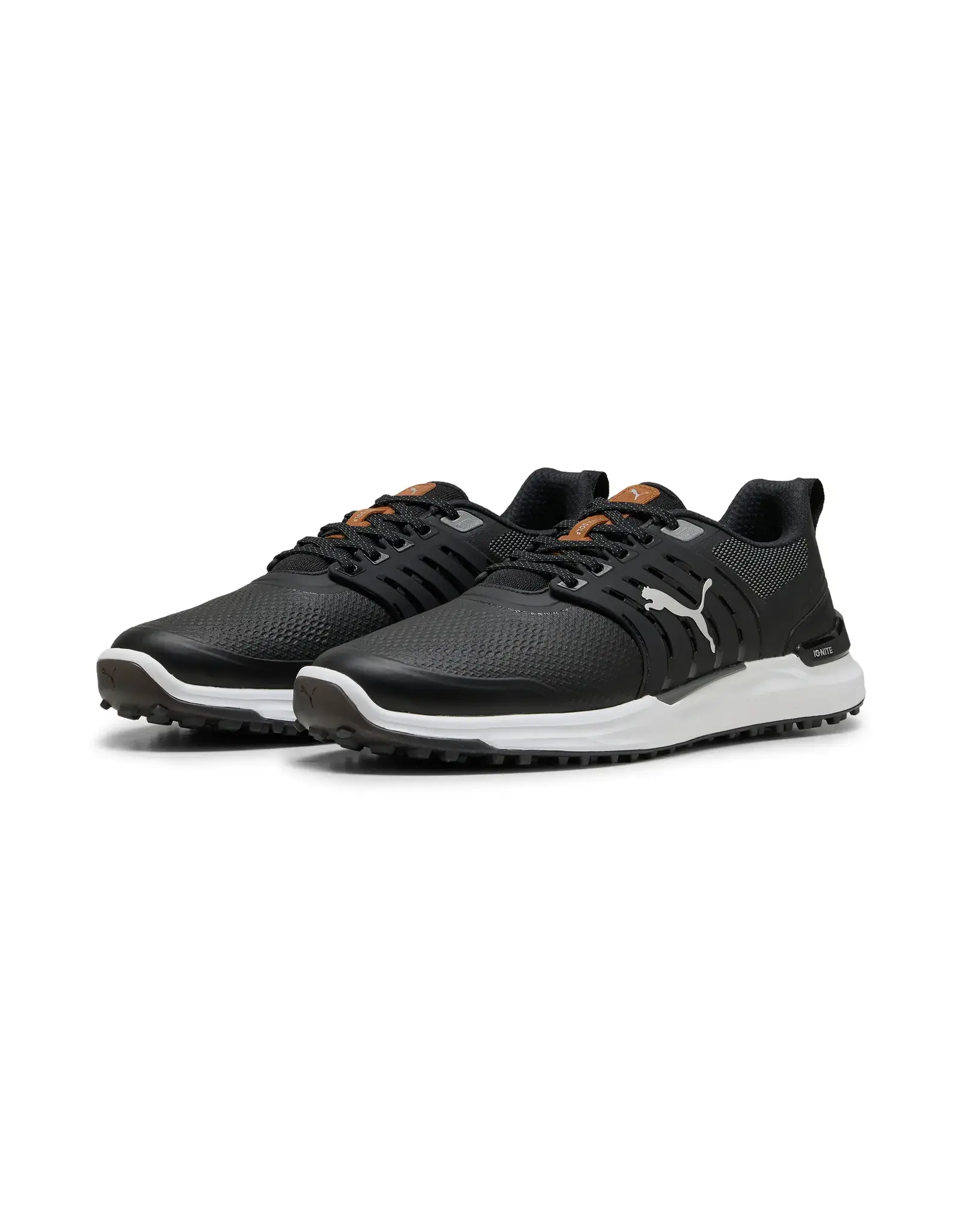 Puma Golf Puma Ignite Elevate 2 Black/White Spikeless Golf Shoes
