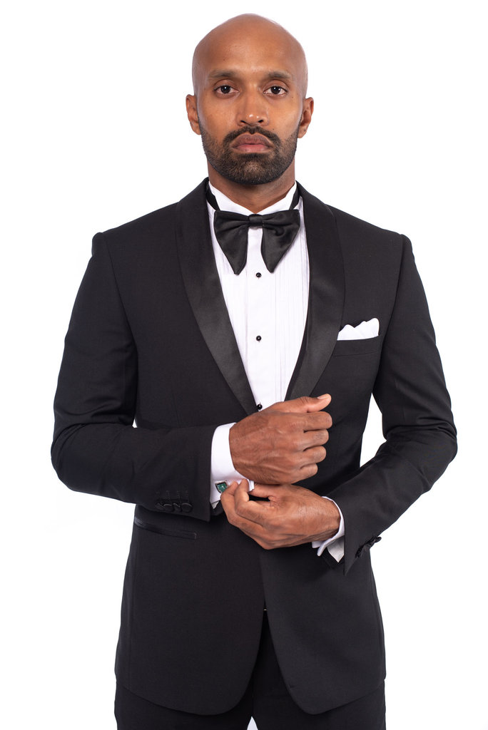 Ecliff Elie Luxury Black Tuxedo