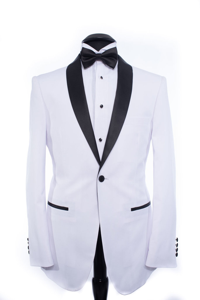 Ecliff Elie Luxury White Tuxedo
