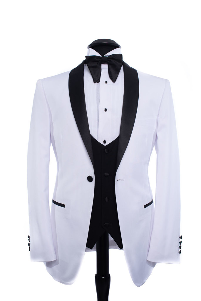 Ecliff Elie Luxury White Tuxedo