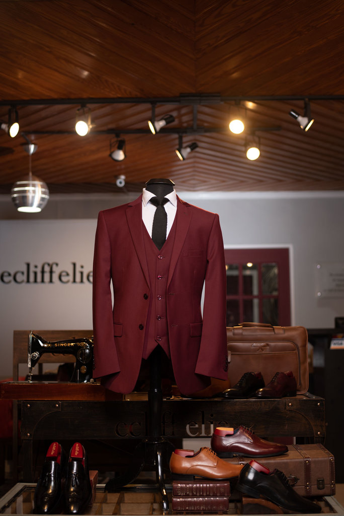 Ecliff Elie Royal Burgundy Signature Suit