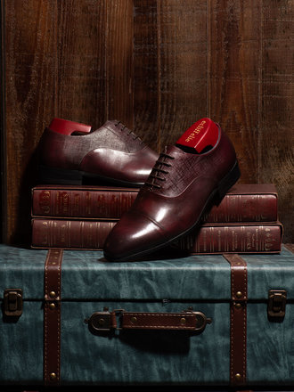 Ecliff Elie Makeda Cap-Toe Oxfords Ox Blood