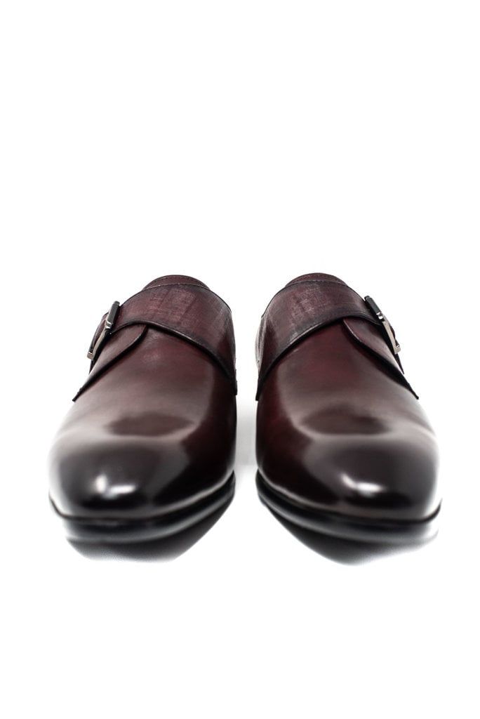 Ecliff Elie Amaris Monk Strap Ox Blood