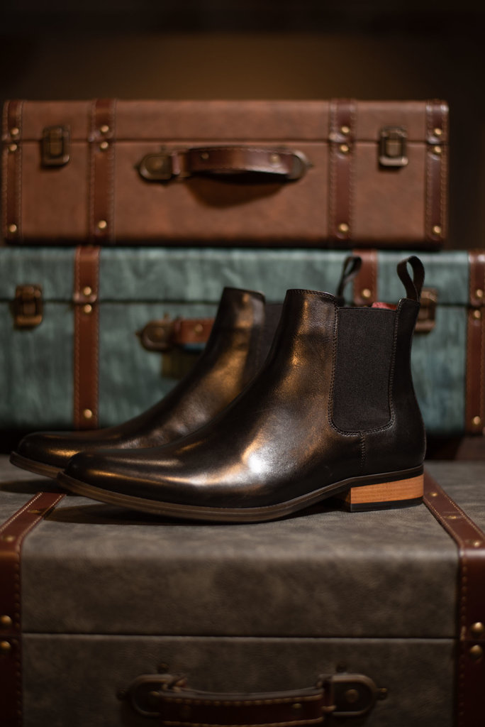 Ecliff Elie Josiah Chelsea Boots Black