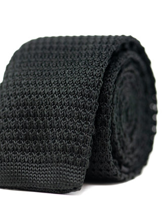 Ecliff Elie Knitted Black Tie
