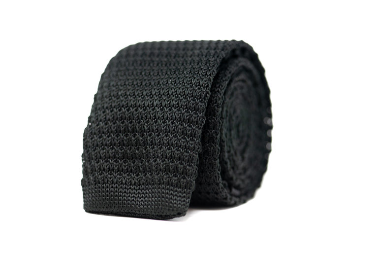 Ecliff Elie Knitted Black Tie