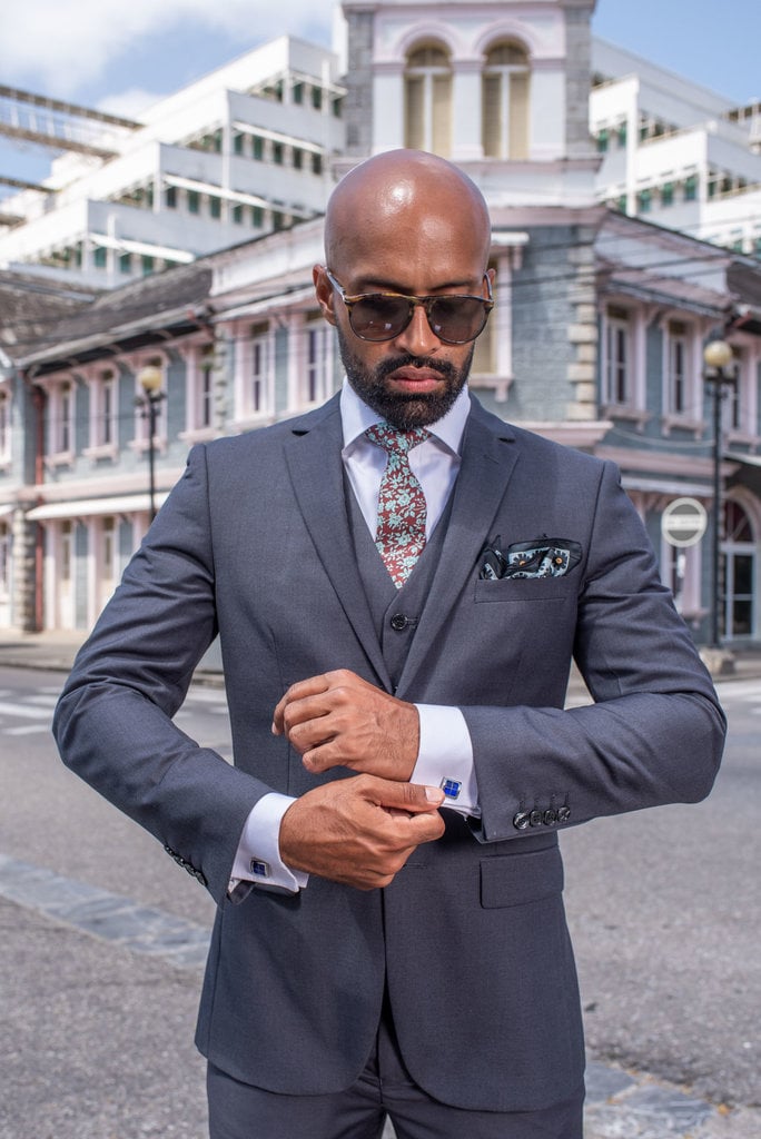 Ecliff Elie Volcanic Grey Signature Suit