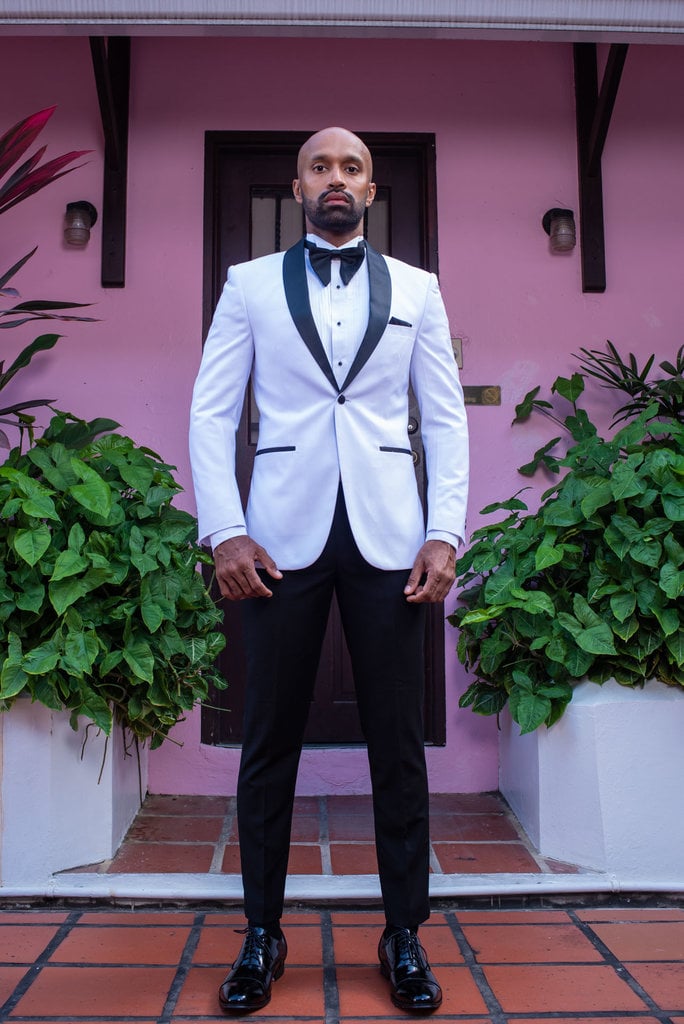 Ecliff Elie Luxury White Tuxedo