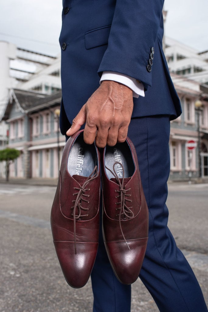 Ecliff Elie Makeda Cap-Toe Oxfords Ox Blood