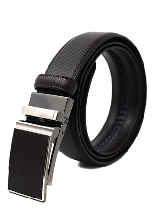Buy Men's Leather Belts Online Plaque Buckle Leather Belt